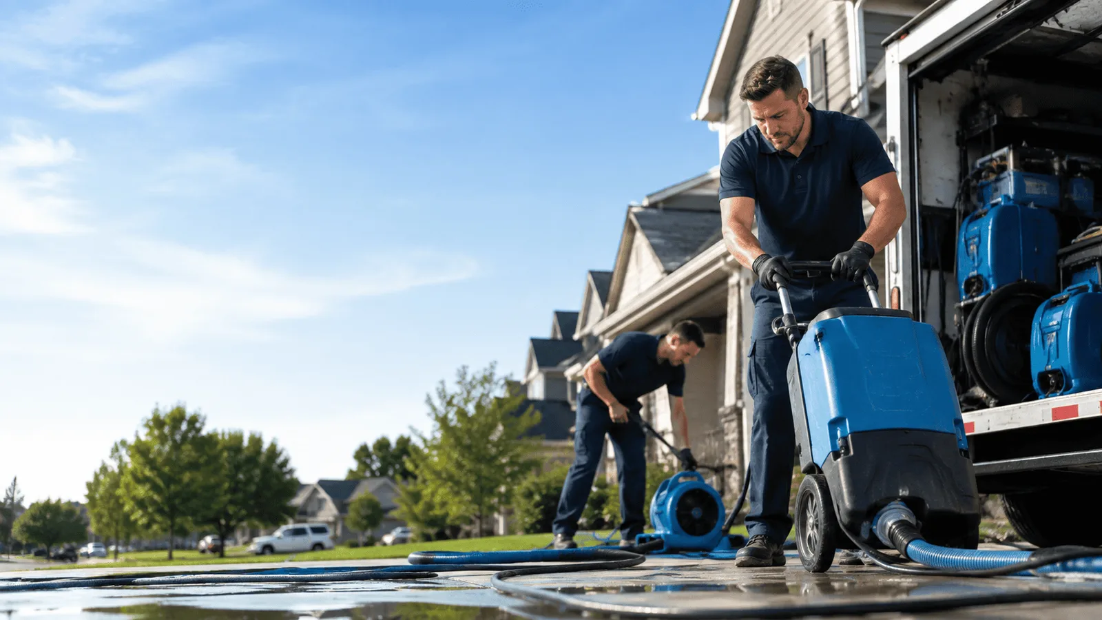 Dehumidification being performed in Sale City, GA